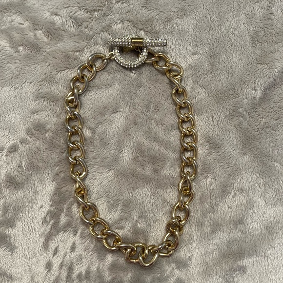 Savvy Cia 14k plated crystal necklace - Picture 6 of 9